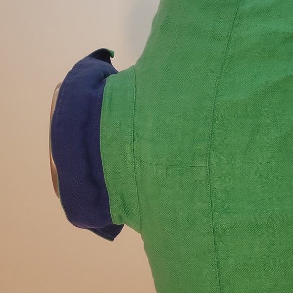 Lauren Ralph Lauren Linen Button Down Shirt 3/4 Sleeve sz S - Picture 4 of 8